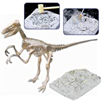 Los mejores  - deAO Esqueleto Fósil de Dinosaurio Kit de Paleontología Figura de Juguete con Huesos Simulados Actividad Educativa…